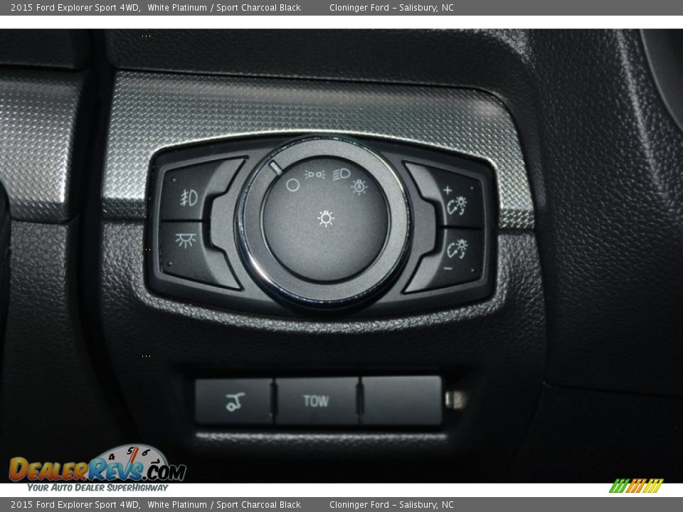 2015 Ford Explorer Sport 4WD White Platinum / Sport Charcoal Black Photo #29