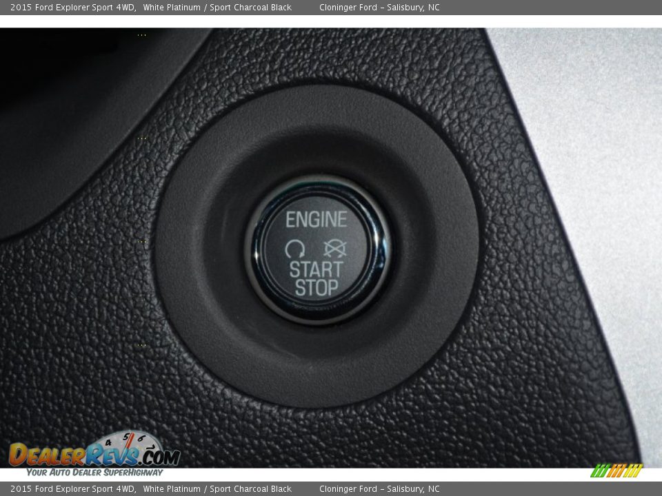 2015 Ford Explorer Sport 4WD White Platinum / Sport Charcoal Black Photo #30