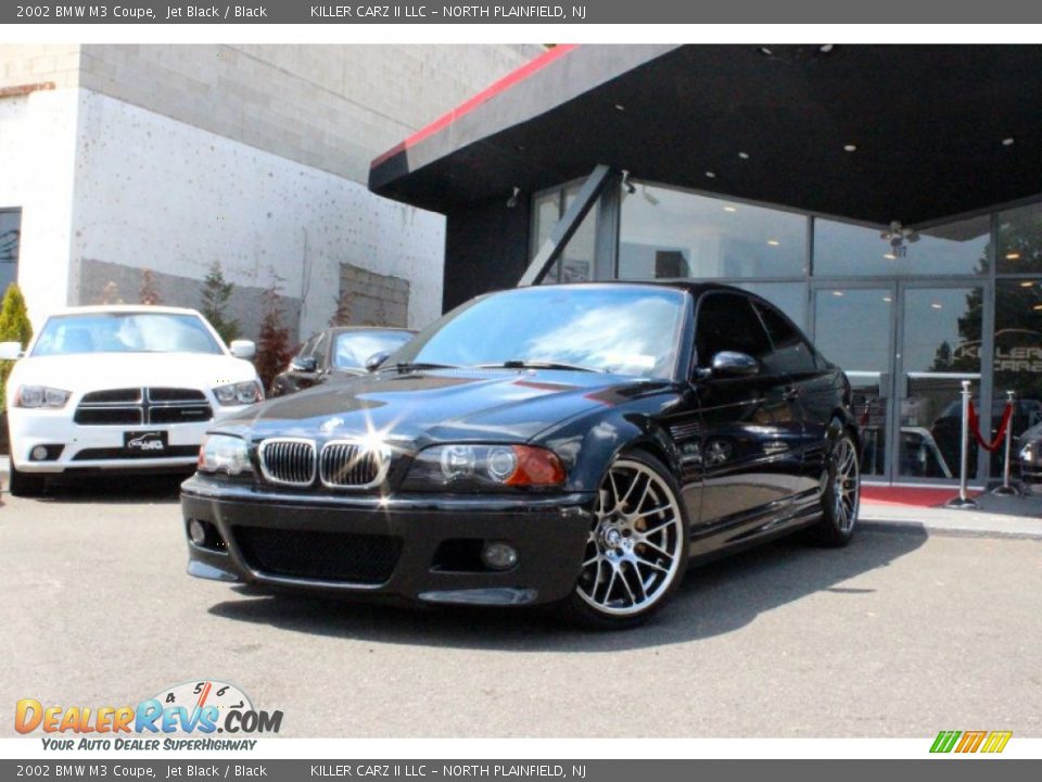 2002 BMW M3 Coupe Jet Black / Black Photo #3