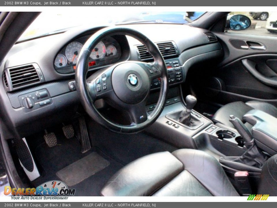 2002 BMW M3 Coupe Jet Black / Black Photo #14