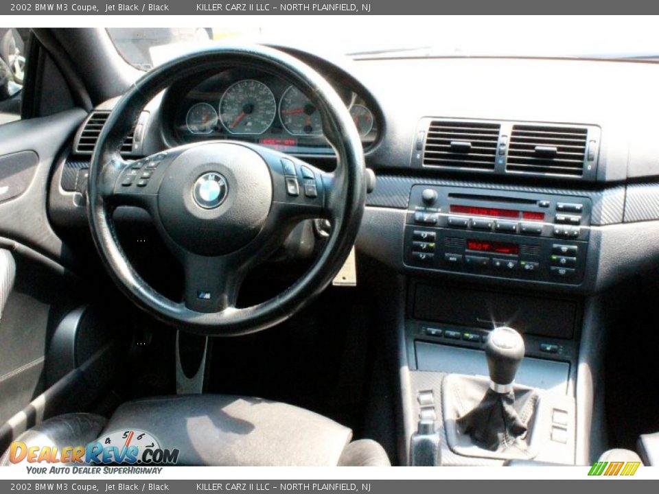 2002 BMW M3 Coupe Jet Black / Black Photo #31