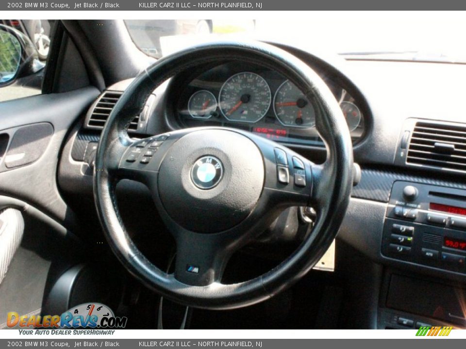 2002 BMW M3 Coupe Jet Black / Black Photo #32