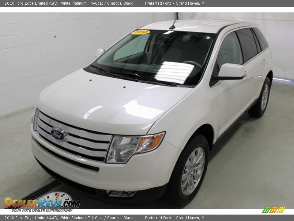 2010 Ford Edge Limited AWD White Platinum Tri-Coat / Charcoal Black Photo #1