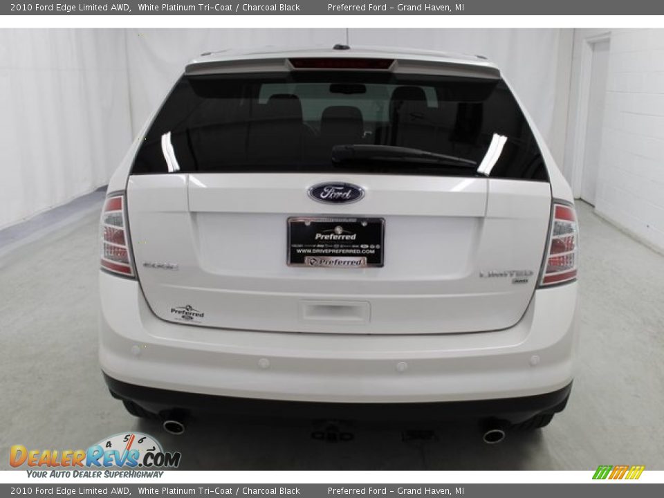 2010 Ford Edge Limited AWD White Platinum Tri-Coat / Charcoal Black Photo #9