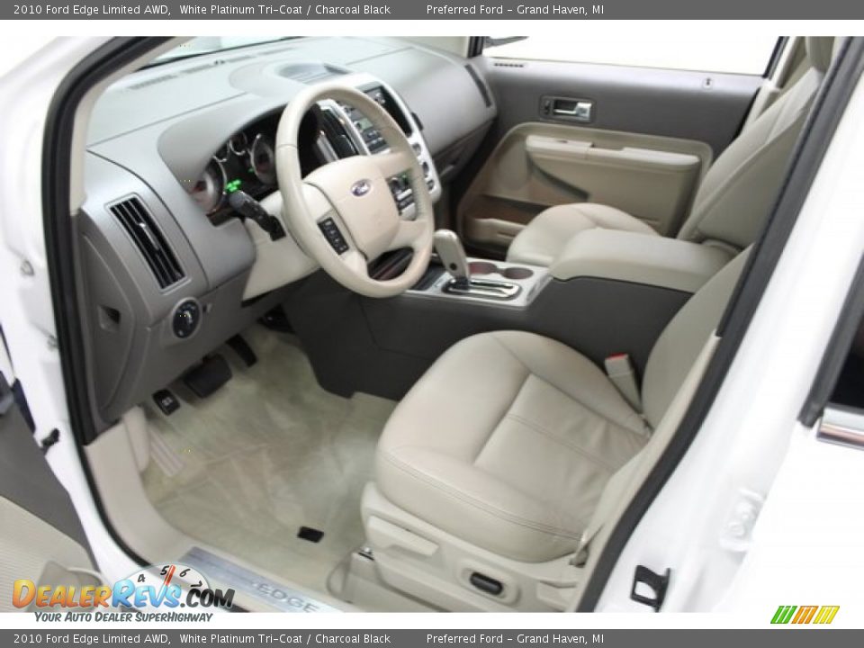 2010 Ford Edge Limited AWD White Platinum Tri-Coat / Charcoal Black Photo #31