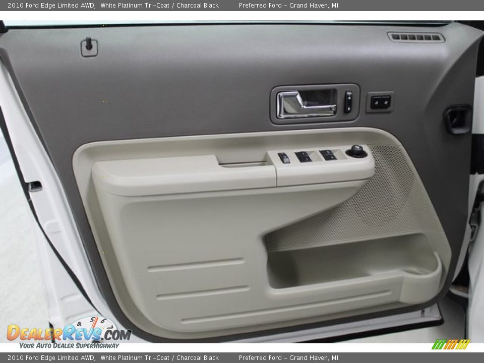2010 Ford Edge Limited AWD White Platinum Tri-Coat / Charcoal Black Photo #33