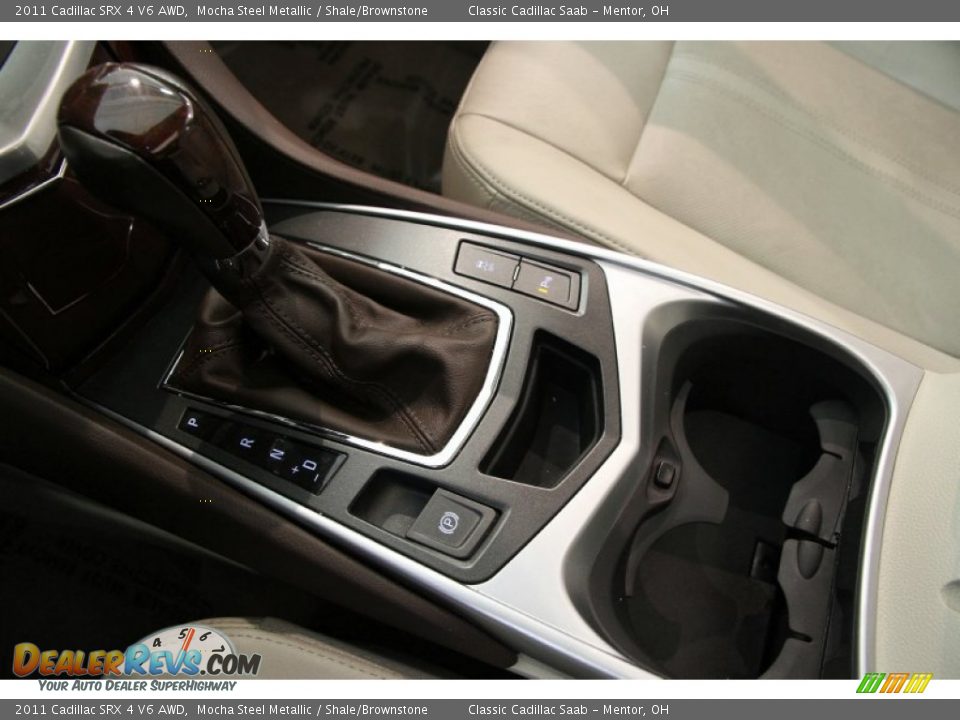 2011 Cadillac SRX 4 V6 AWD Mocha Steel Metallic / Shale/Brownstone Photo #28