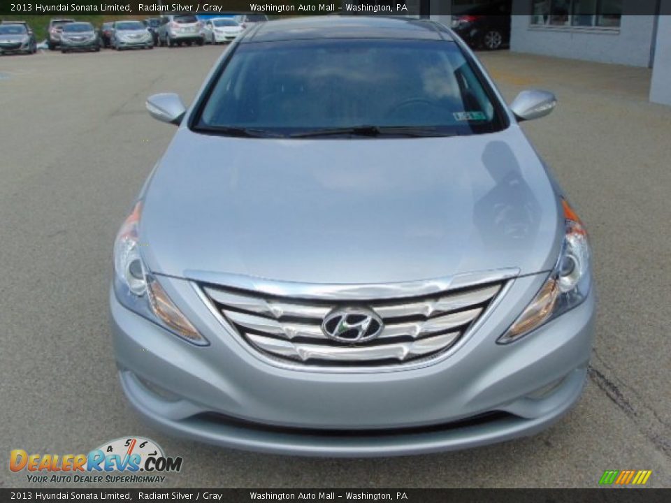 2013 Hyundai Sonata Limited Radiant Silver / Gray Photo #5