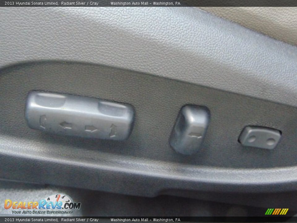 2013 Hyundai Sonata Limited Radiant Silver / Gray Photo #13