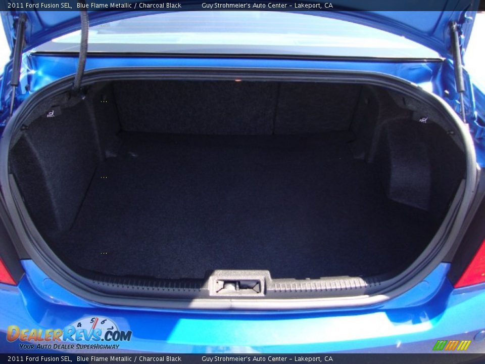 2011 Ford Fusion SEL Blue Flame Metallic / Charcoal Black Photo #23