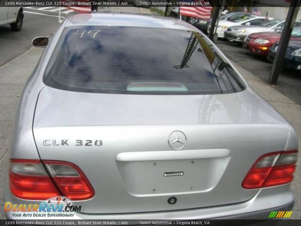 1999 Mercedes-Benz CLK 320 Coupe Brilliant Silver Metallic / Ash Photo #5
