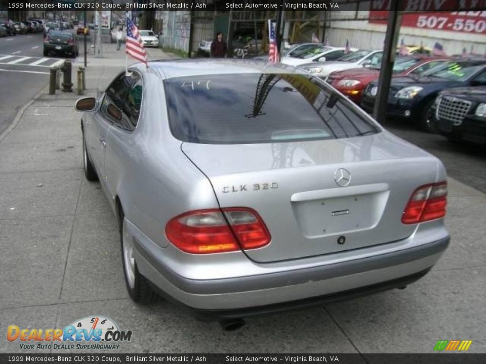 1999 Mercedes-Benz CLK 320 Coupe Brilliant Silver Metallic / Ash Photo #6