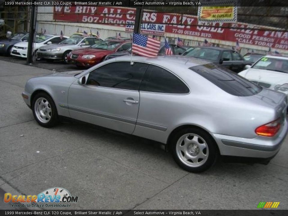 1999 Mercedes-Benz CLK 320 Coupe Brilliant Silver Metallic / Ash Photo #7