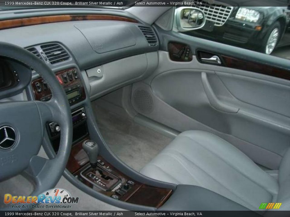 1999 Mercedes-Benz CLK 320 Coupe Brilliant Silver Metallic / Ash Photo #11
