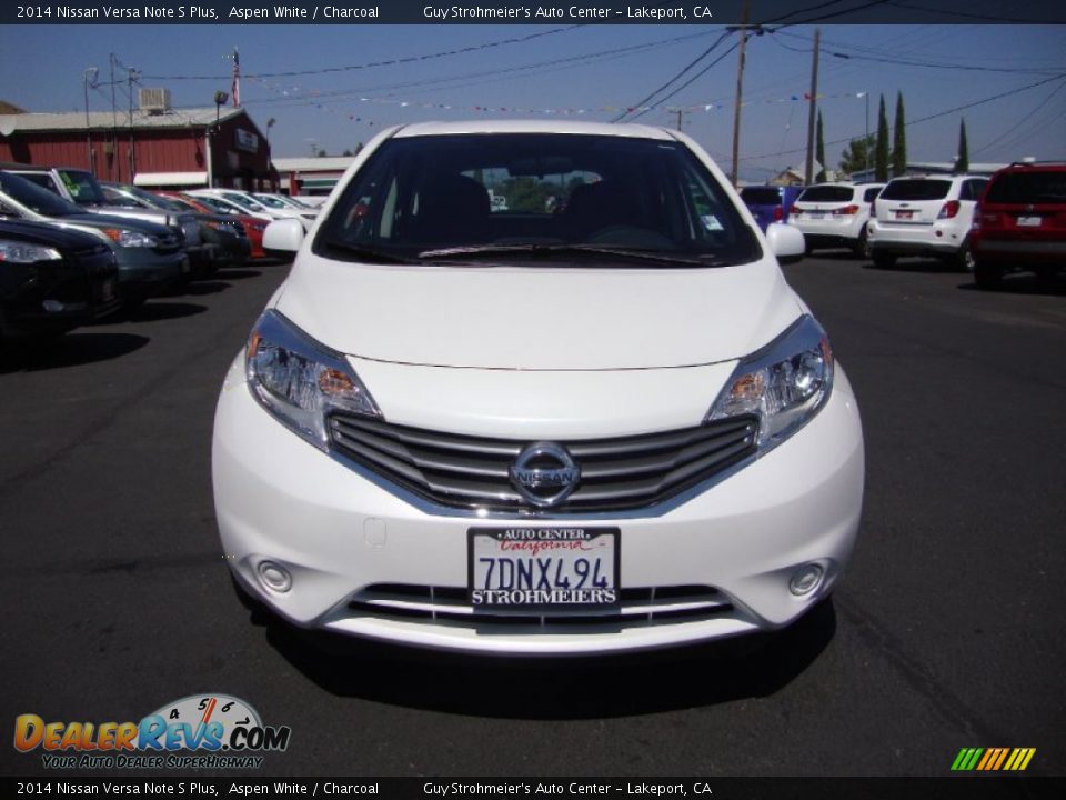 2014 Nissan Versa Note S Plus Aspen White / Charcoal Photo #2
