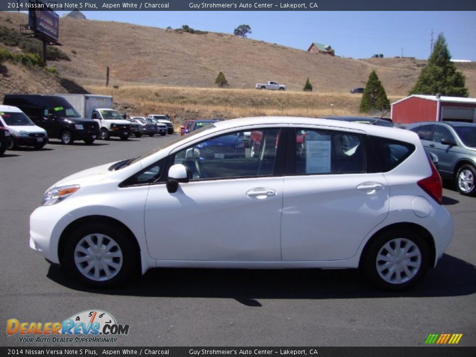 2014 Nissan Versa Note S Plus Aspen White / Charcoal Photo #4