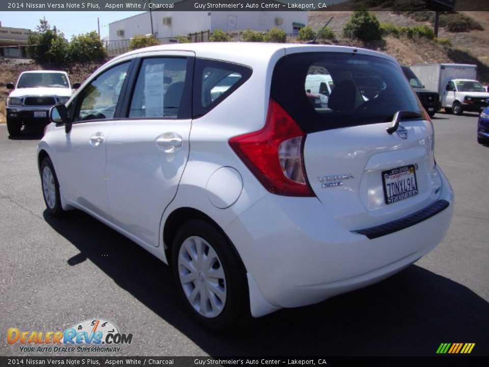 2014 Nissan Versa Note S Plus Aspen White / Charcoal Photo #5