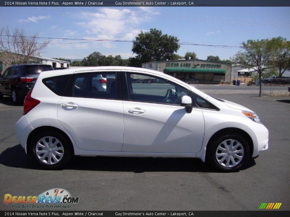 2014 Nissan Versa Note S Plus Aspen White / Charcoal Photo #8