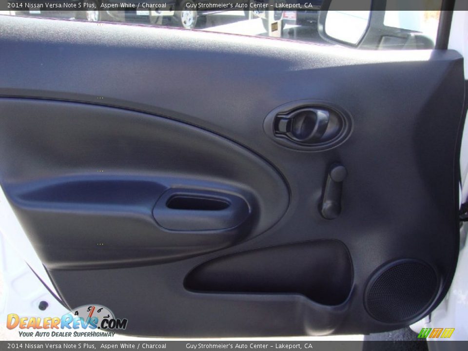 2014 Nissan Versa Note S Plus Aspen White / Charcoal Photo #9