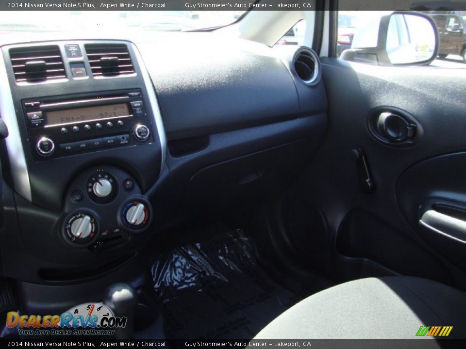 2014 Nissan Versa Note S Plus Aspen White / Charcoal Photo #14