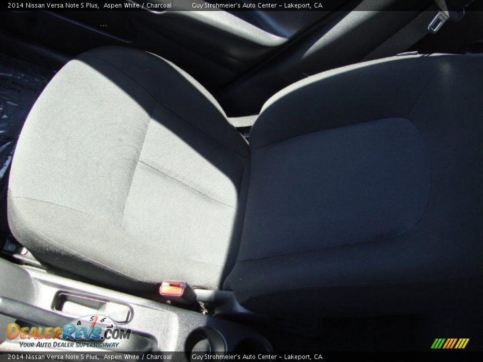 2014 Nissan Versa Note S Plus Aspen White / Charcoal Photo #16