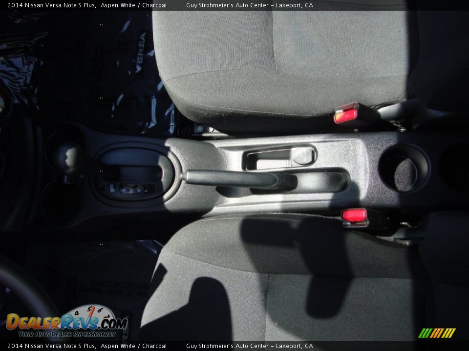 2014 Nissan Versa Note S Plus Aspen White / Charcoal Photo #17