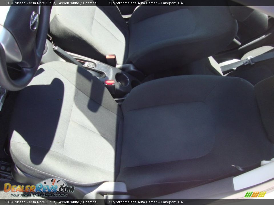 2014 Nissan Versa Note S Plus Aspen White / Charcoal Photo #18