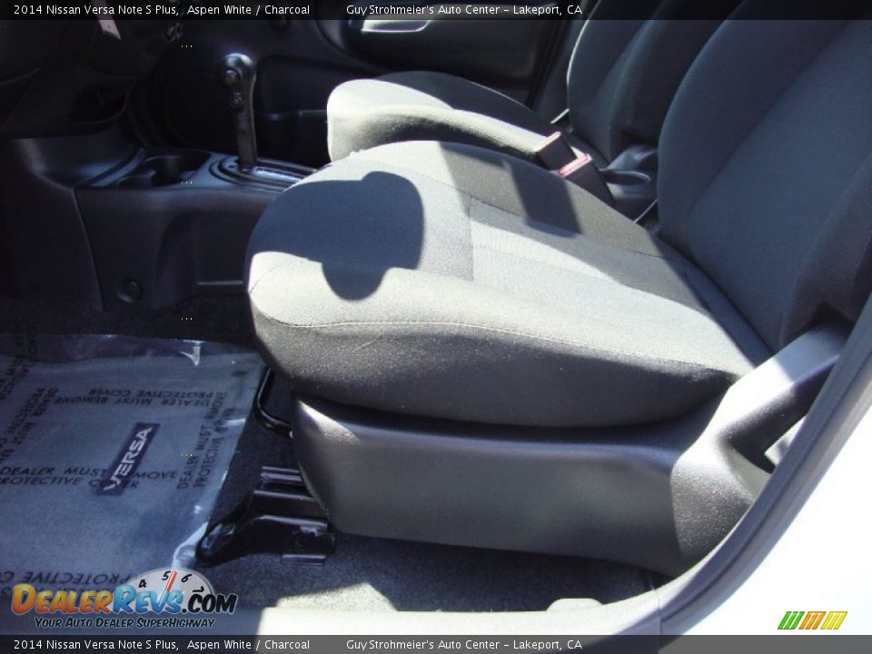 2014 Nissan Versa Note S Plus Aspen White / Charcoal Photo #19