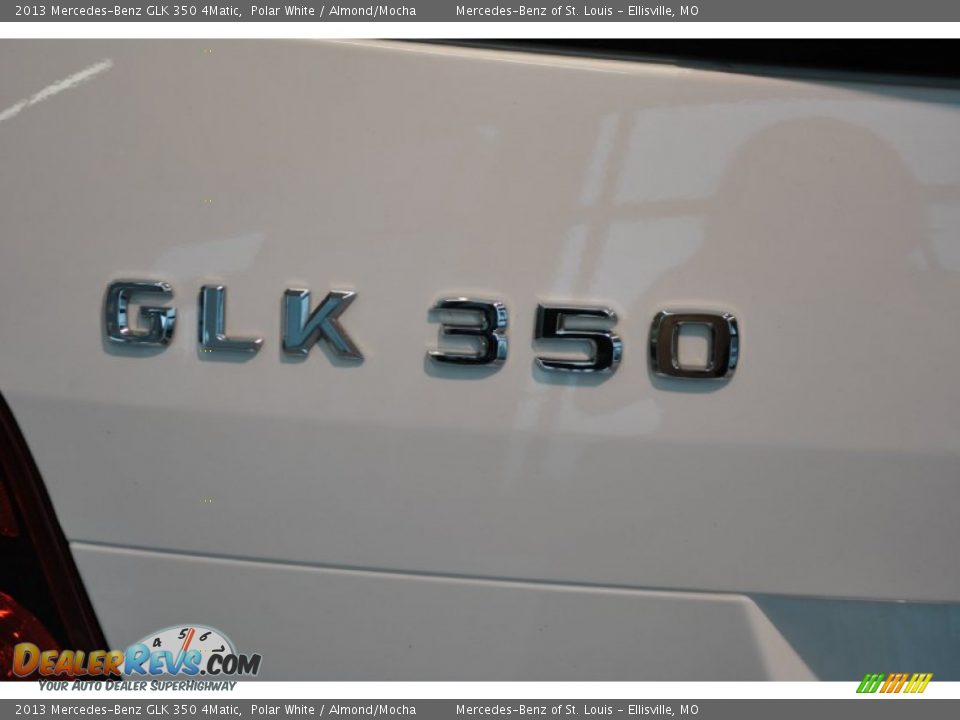 2013 Mercedes-Benz GLK 350 4Matic Polar White / Almond/Mocha Photo #9
