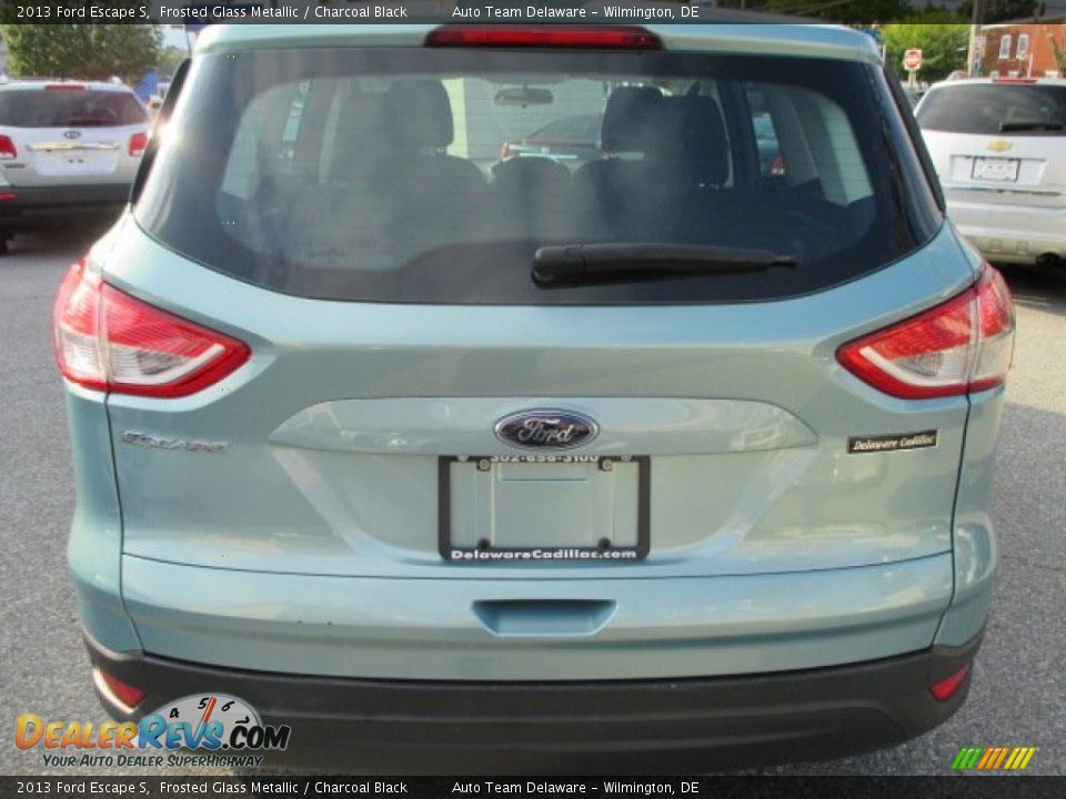 2013 Ford Escape S Frosted Glass Metallic / Charcoal Black Photo #5