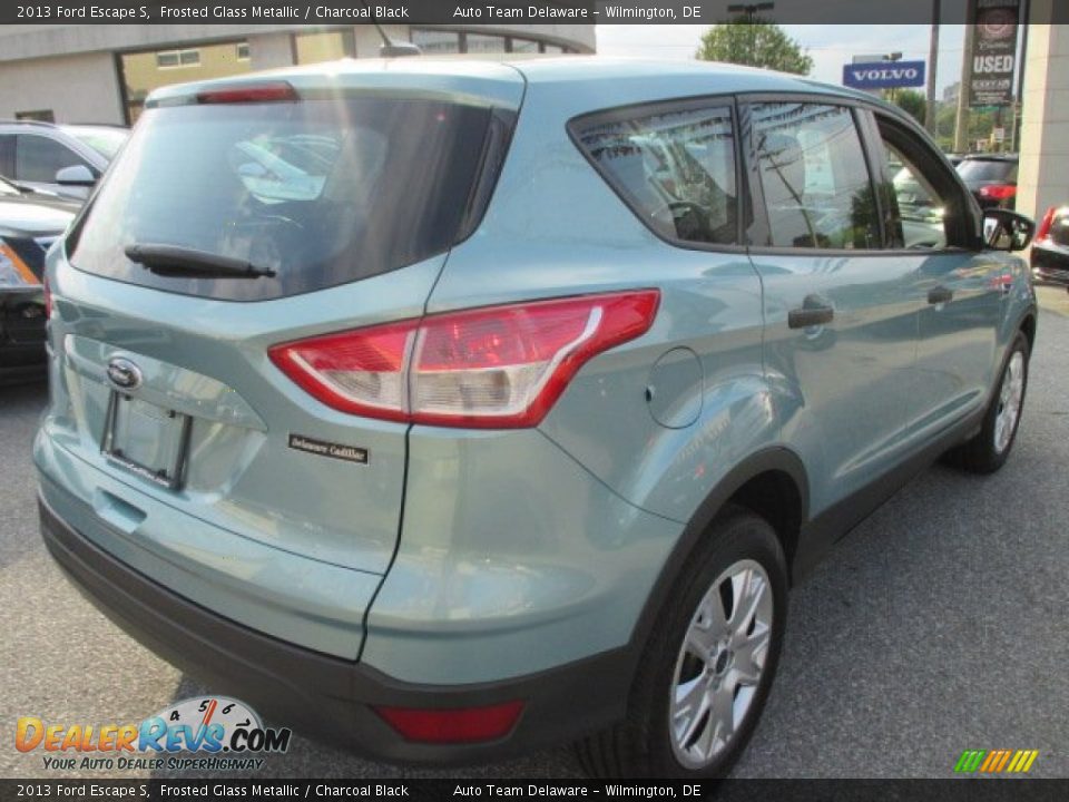 2013 Ford Escape S Frosted Glass Metallic / Charcoal Black Photo #6
