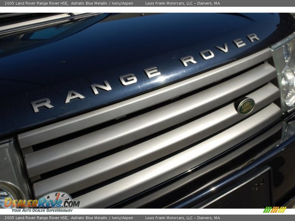 2005 Land Rover Range Rover HSE Adriatic Blue Metallic / Ivory/Aspen Photo #35