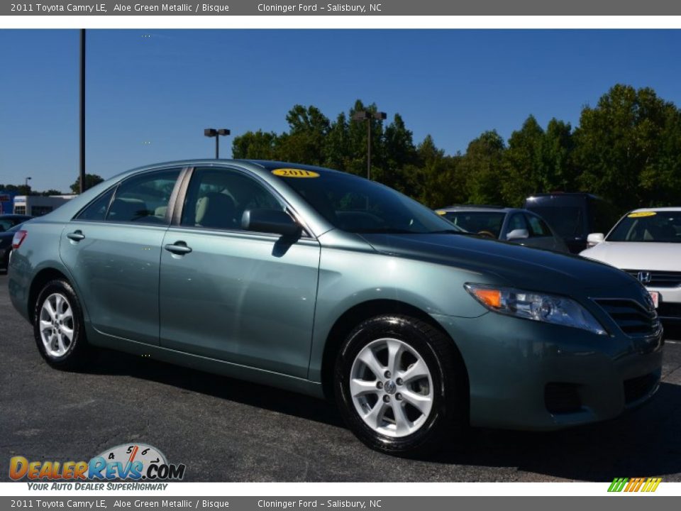 2011 Toyota Camry LE Aloe Green Metallic / Bisque Photo #1