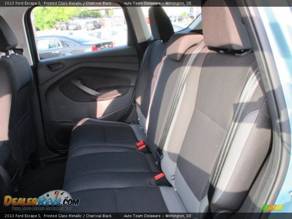 2013 Ford Escape S Frosted Glass Metallic / Charcoal Black Photo #19