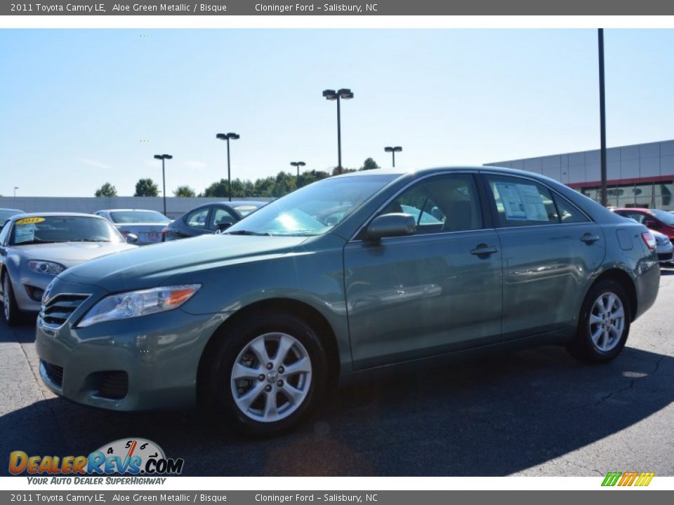 2011 Toyota Camry LE Aloe Green Metallic / Bisque Photo #3