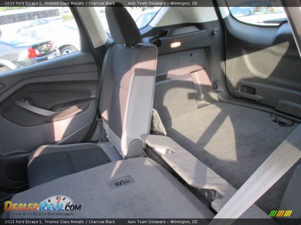 2013 Ford Escape S Frosted Glass Metallic / Charcoal Black Photo #20