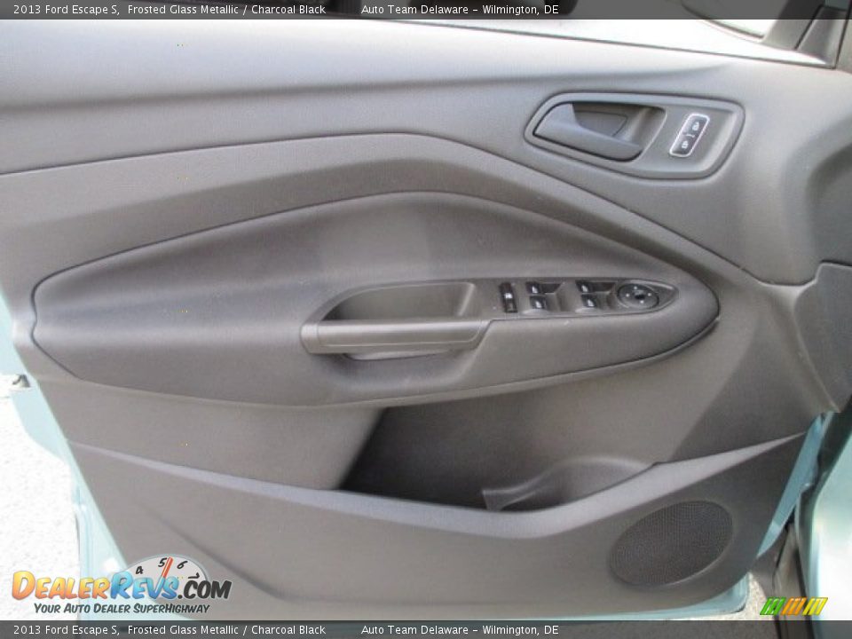 2013 Ford Escape S Frosted Glass Metallic / Charcoal Black Photo #22