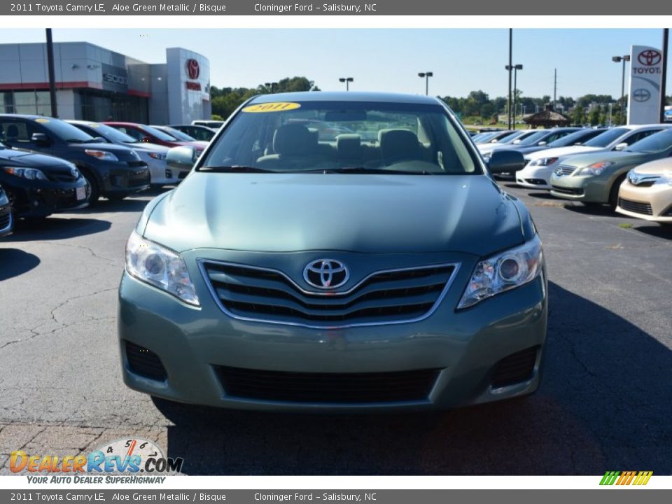 2011 Toyota Camry LE Aloe Green Metallic / Bisque Photo #7