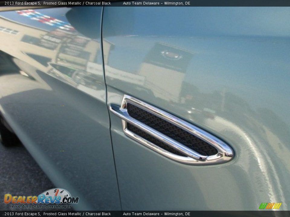 2013 Ford Escape S Frosted Glass Metallic / Charcoal Black Photo #25