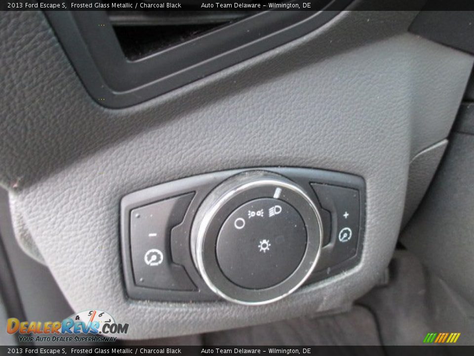 2013 Ford Escape S Frosted Glass Metallic / Charcoal Black Photo #27