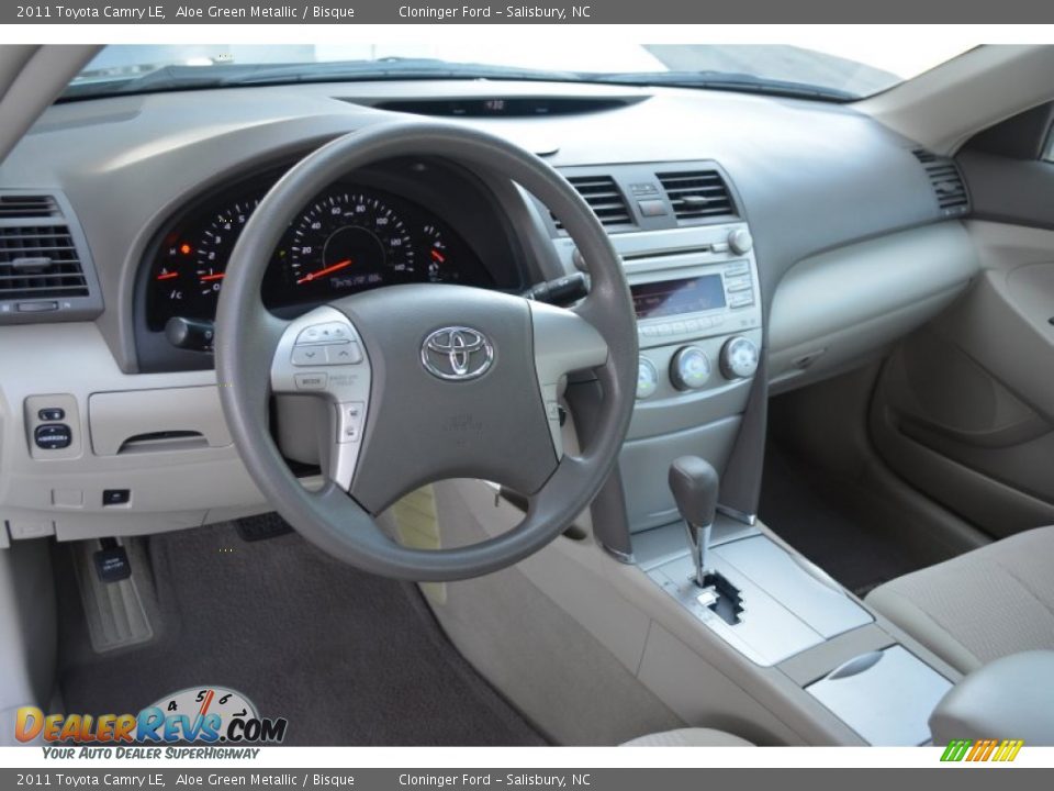 2011 Toyota Camry LE Aloe Green Metallic / Bisque Photo #10