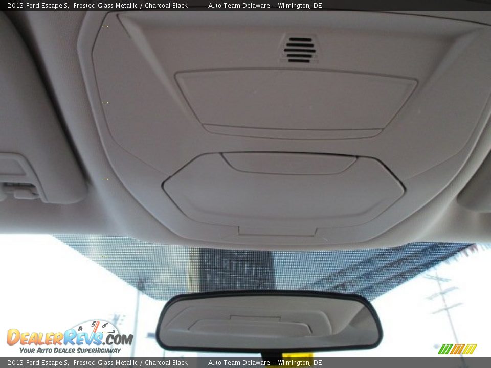 2013 Ford Escape S Frosted Glass Metallic / Charcoal Black Photo #34