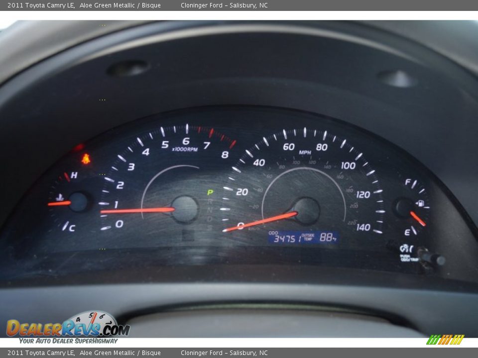 2011 Toyota Camry LE Aloe Green Metallic / Bisque Photo #24