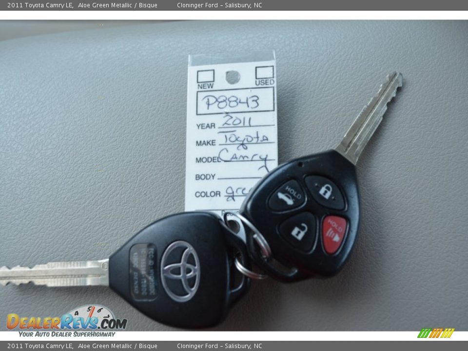 2011 Toyota Camry LE Aloe Green Metallic / Bisque Photo #27