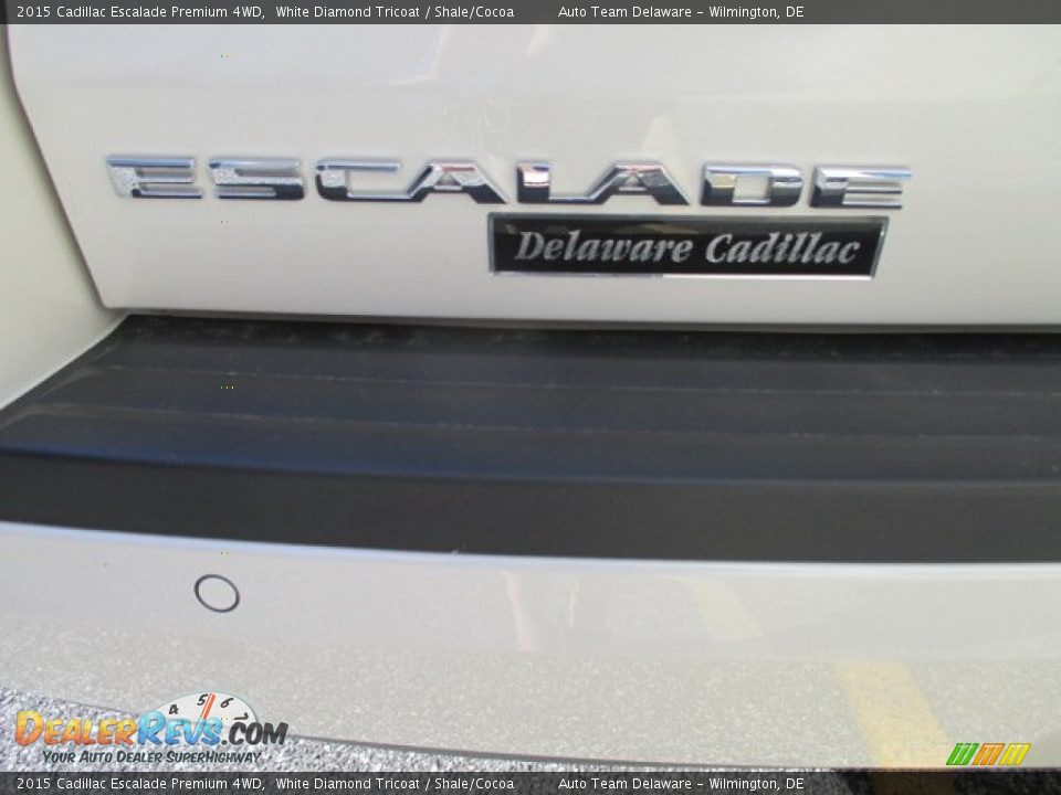 2015 Cadillac Escalade Premium 4WD White Diamond Tricoat / Shale/Cocoa Photo #16