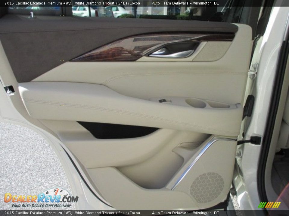 2015 Cadillac Escalade Premium 4WD White Diamond Tricoat / Shale/Cocoa Photo #21