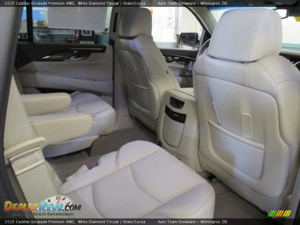 Rear Seat of 2015 Cadillac Escalade Premium 4WD Photo #35