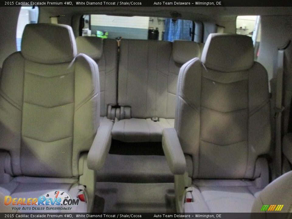 Rear Seat of 2015 Cadillac Escalade Premium 4WD Photo #36