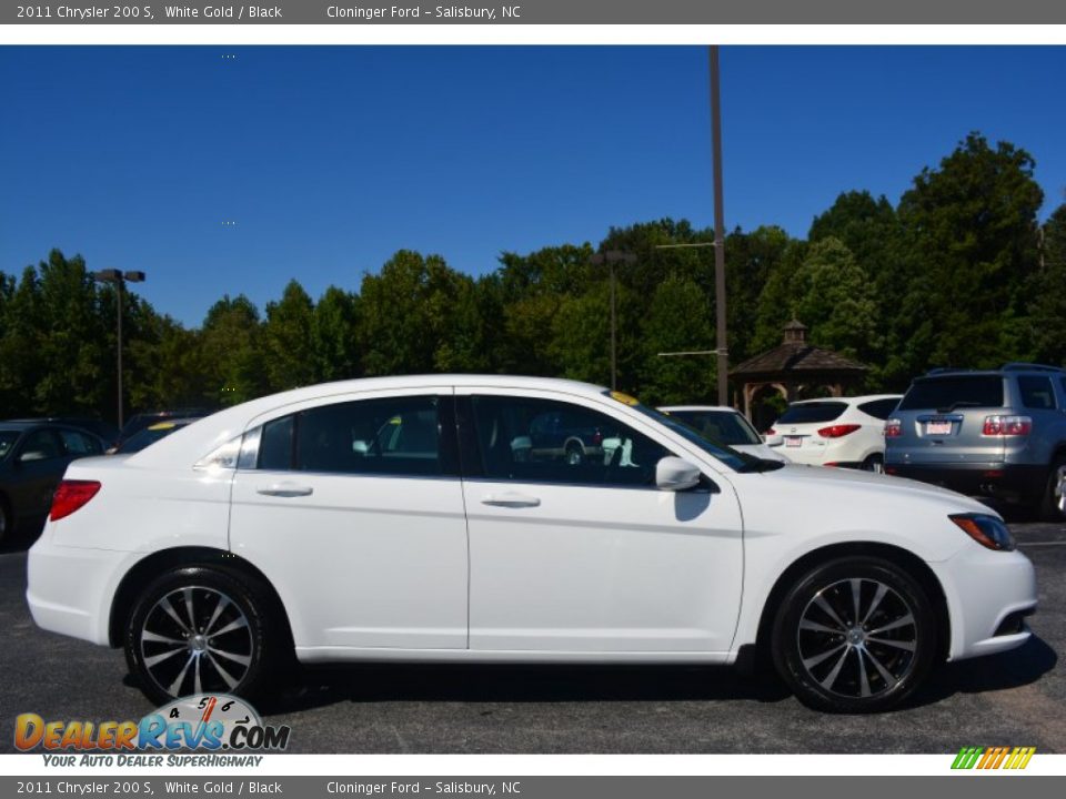 2011 Chrysler 200 S White Gold / Black Photo #2