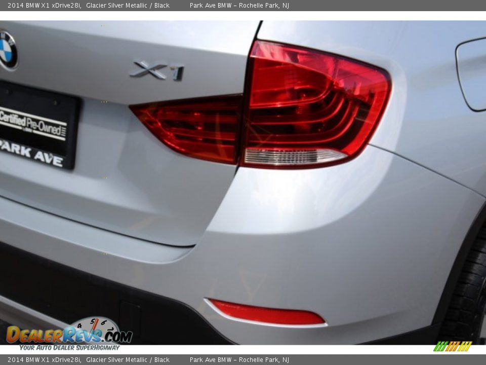 2014 BMW X1 xDrive28i Glacier Silver Metallic / Black Photo #23